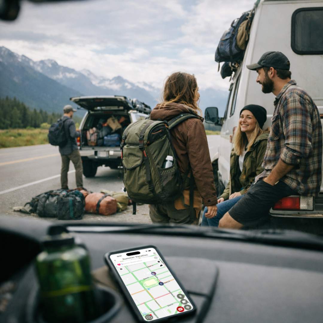 Convoy app for roadshows and events with DriBu