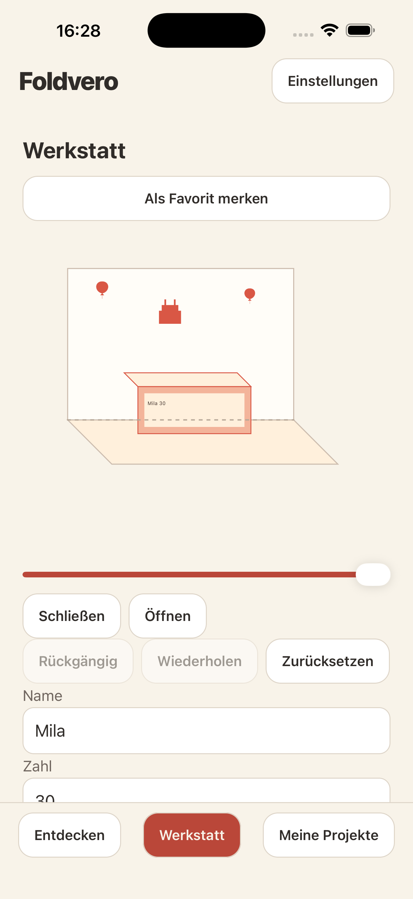 Foldvero – iPhone Screenshot 1