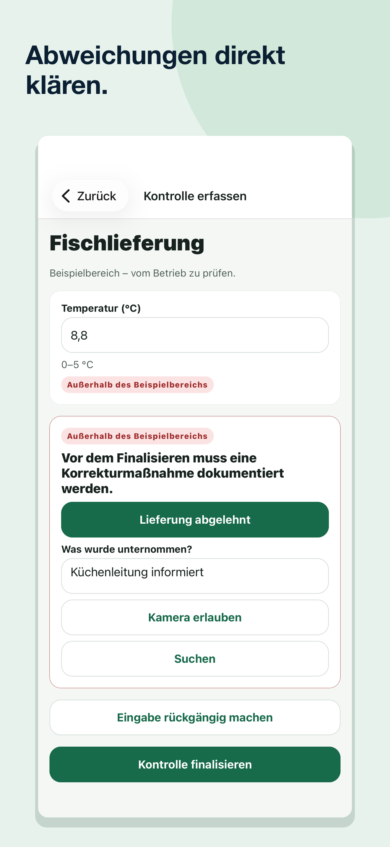 HACCPulse &ndash; iPhone Screenshot 3
