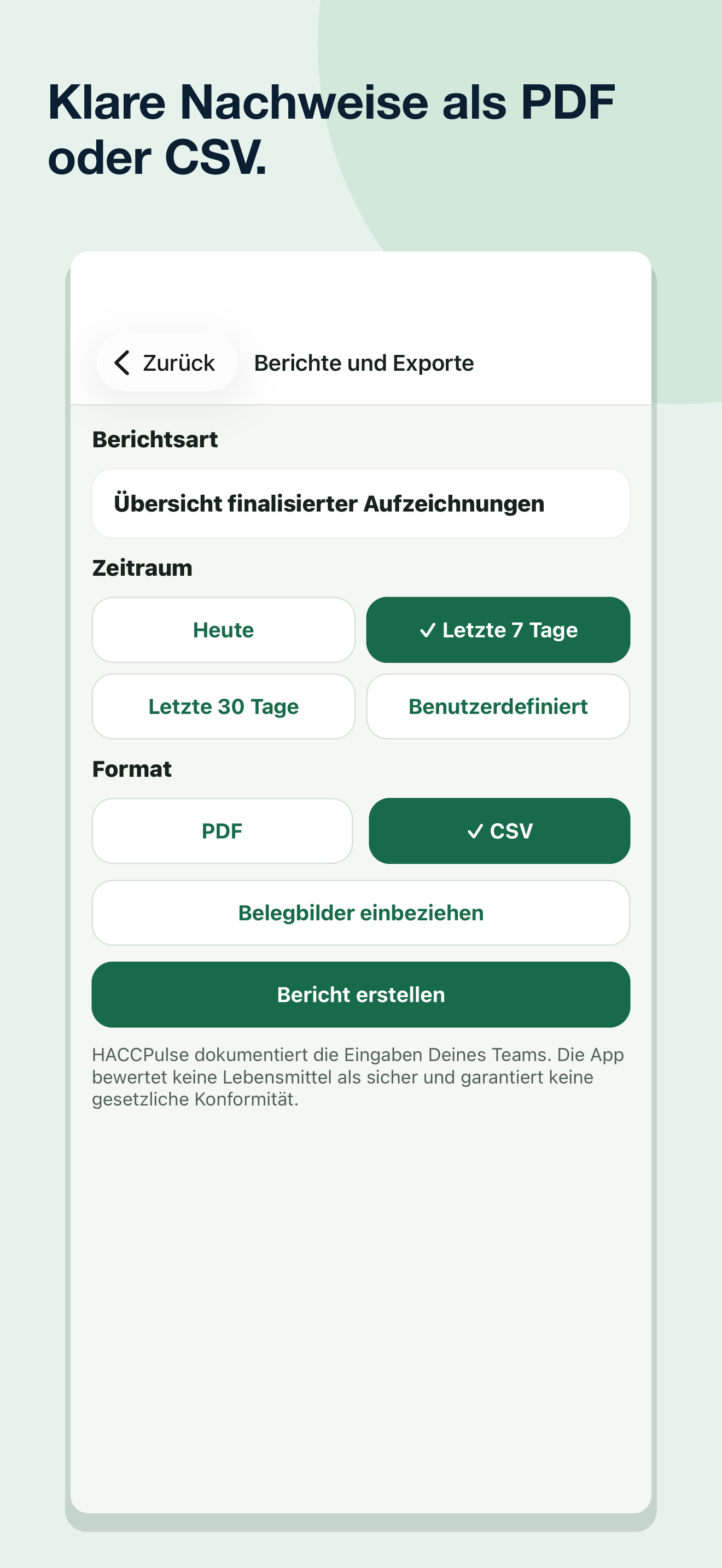 HACCPulse &ndash; iPhone Screenshot 7