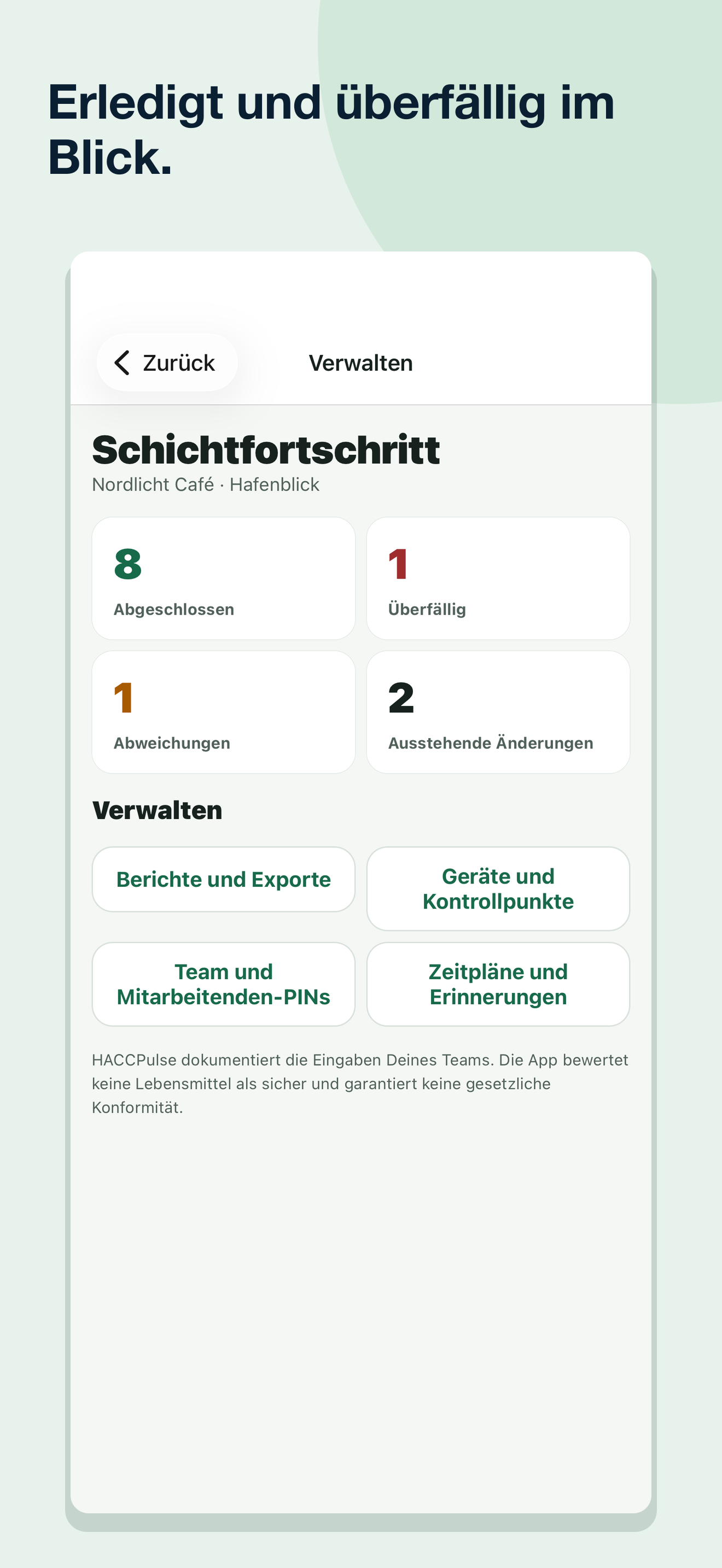 HACCPulse &ndash; iPhone Screenshot 8